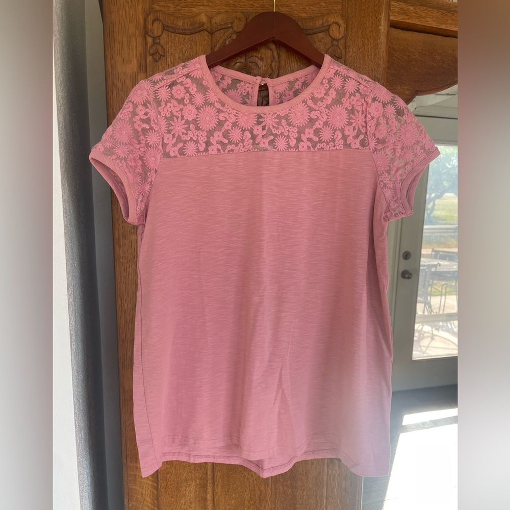Matilda Jane pink top, like new size small